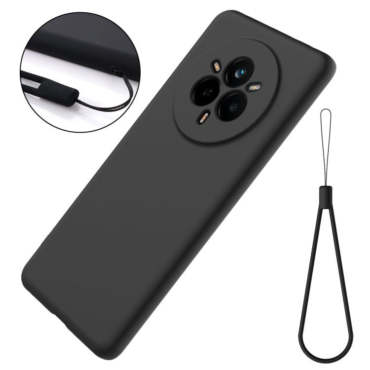 Solid Color Liquid Silicone Dropproof Full Coverage Phone Case