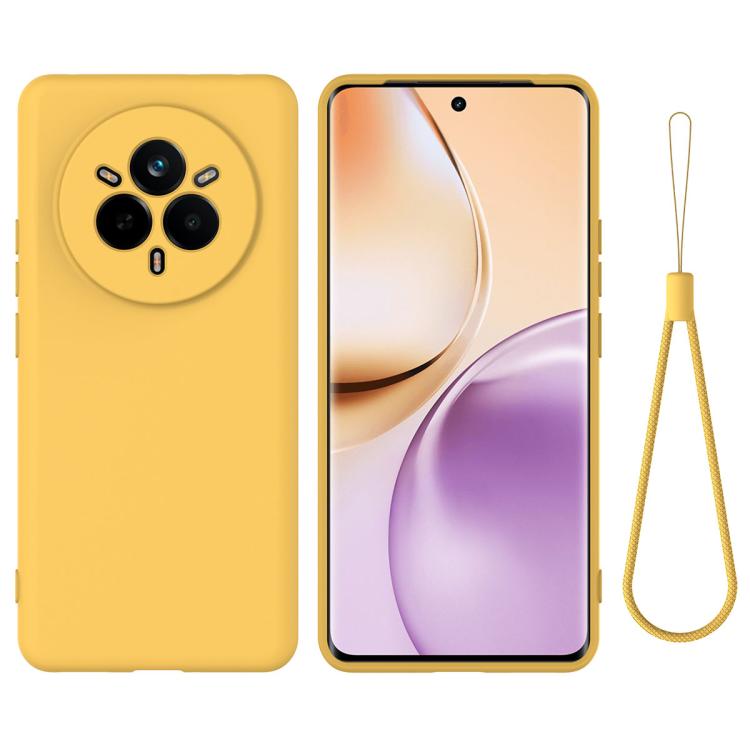Solid Color Liquid Silicone Dropproof Full Coverage Phone Case