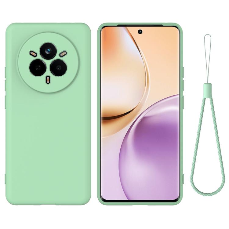 Solid Color Liquid Silicone Dropproof Full Coverage Phone Case