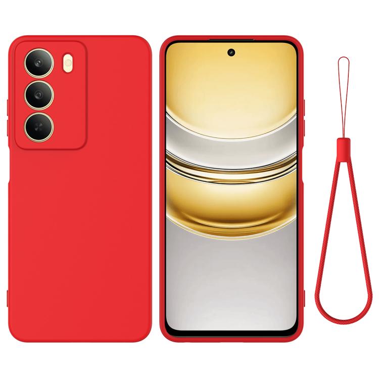 Solid Color Liquid Silicone Dropproof Full Coverage Phone Case