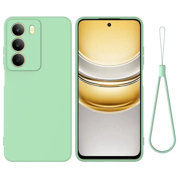 Solid Color Liquid Silicone Dropproof Full Coverage Phone Case