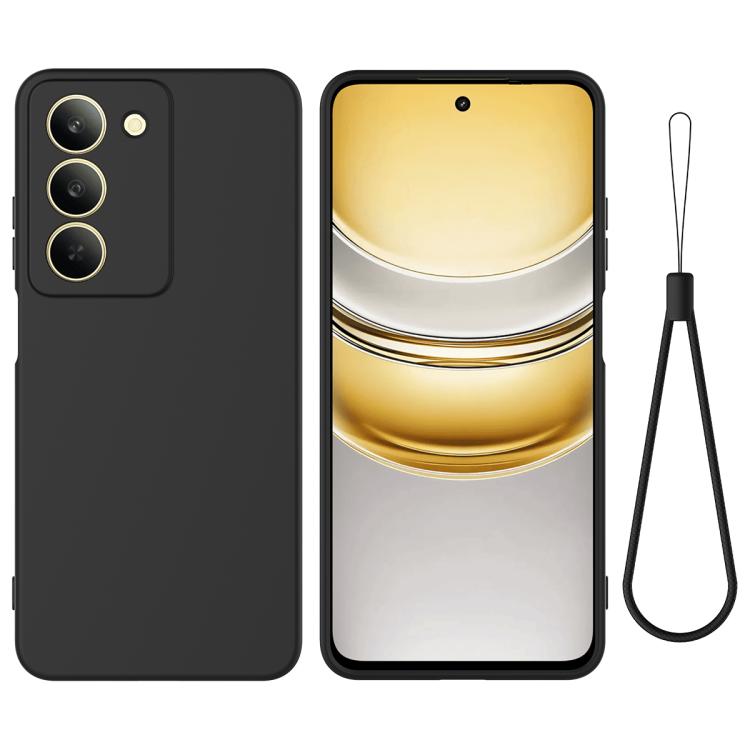 Solid Color Liquid Silicone Dropproof Full Coverage Phone Case