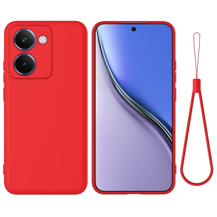 Solid Color Liquid Silicone Dropproof Full Coverage Phone Case