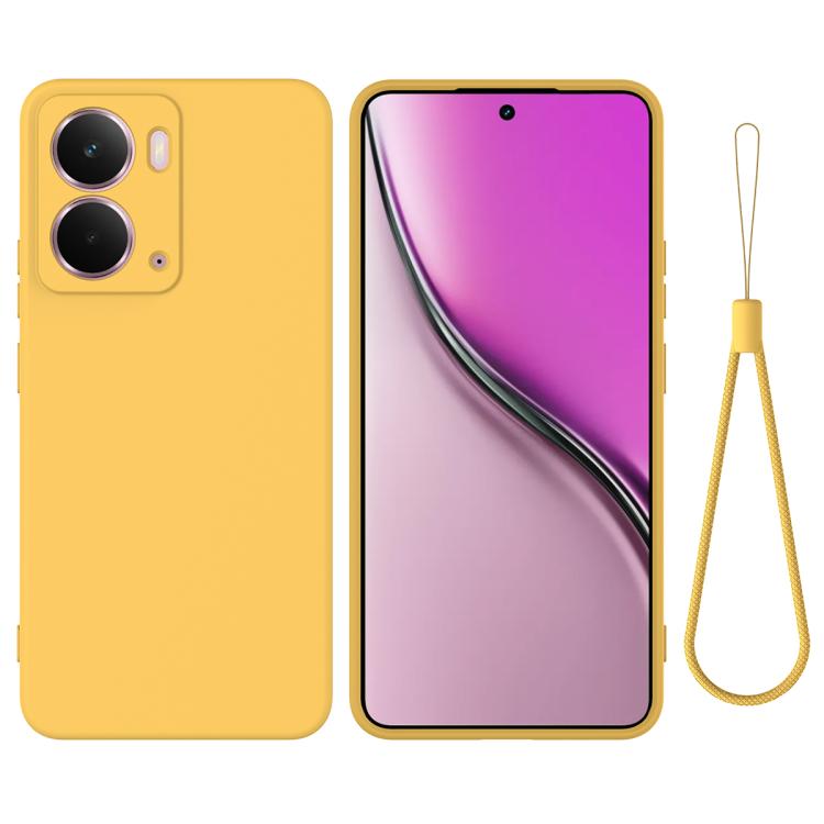 Solid Color Liquid Silicone Dropproof Full Coverage Phone Case
