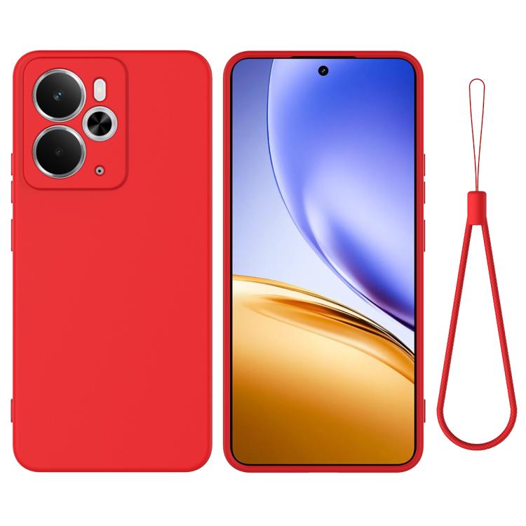 Solid Color Liquid Silicone Dropproof Full Coverage Phone Case