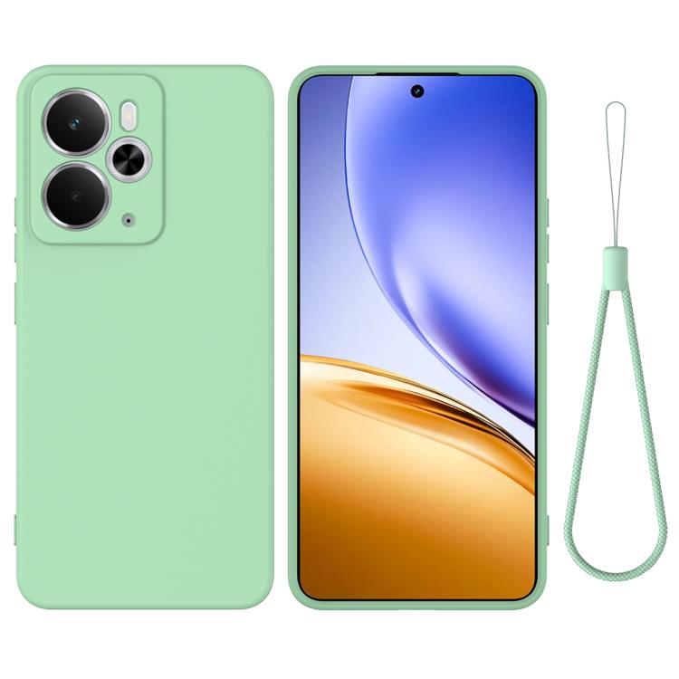 Solid Color Liquid Silicone Dropproof Full Coverage Phone Case
