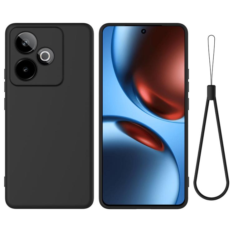 Solid Color Liquid Silicone Dropproof Full Coverage Phone Case