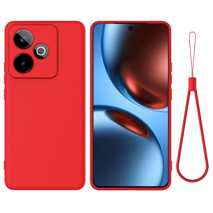 Solid Color Liquid Silicone Dropproof Full Coverage Phone Case