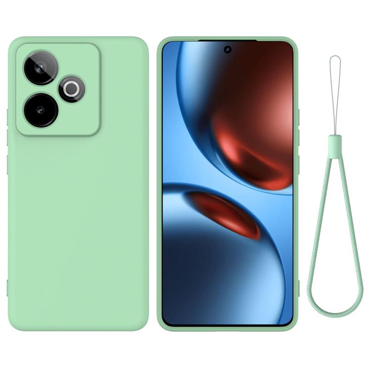 Solid Color Liquid Silicone Dropproof Full Coverage Phone Case