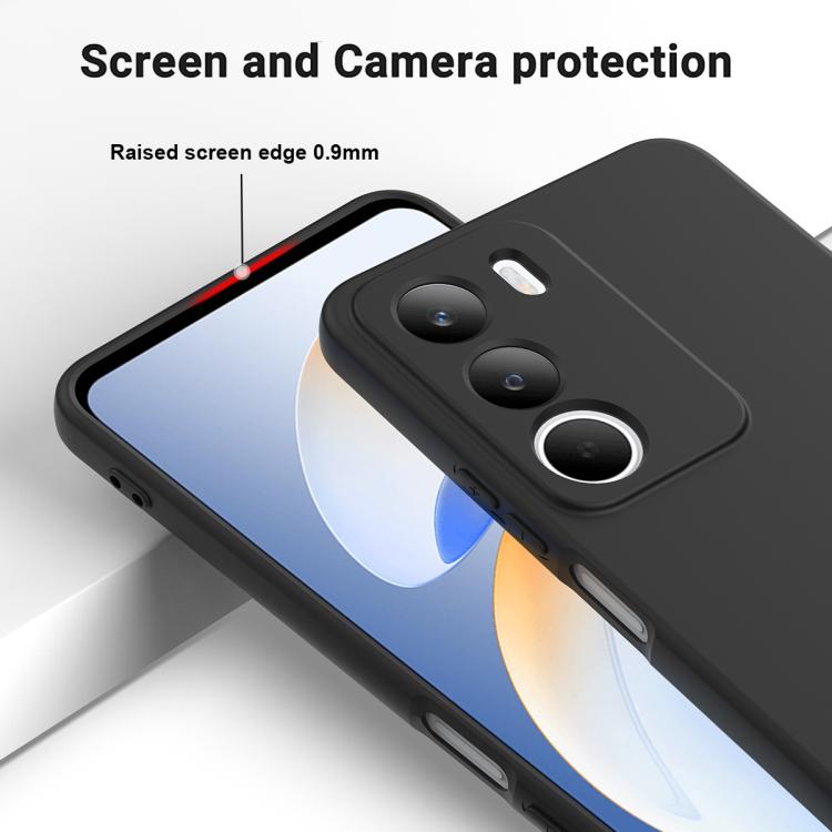 Solid Color Liquid Silicone Dropproof Full Coverage Phone Case