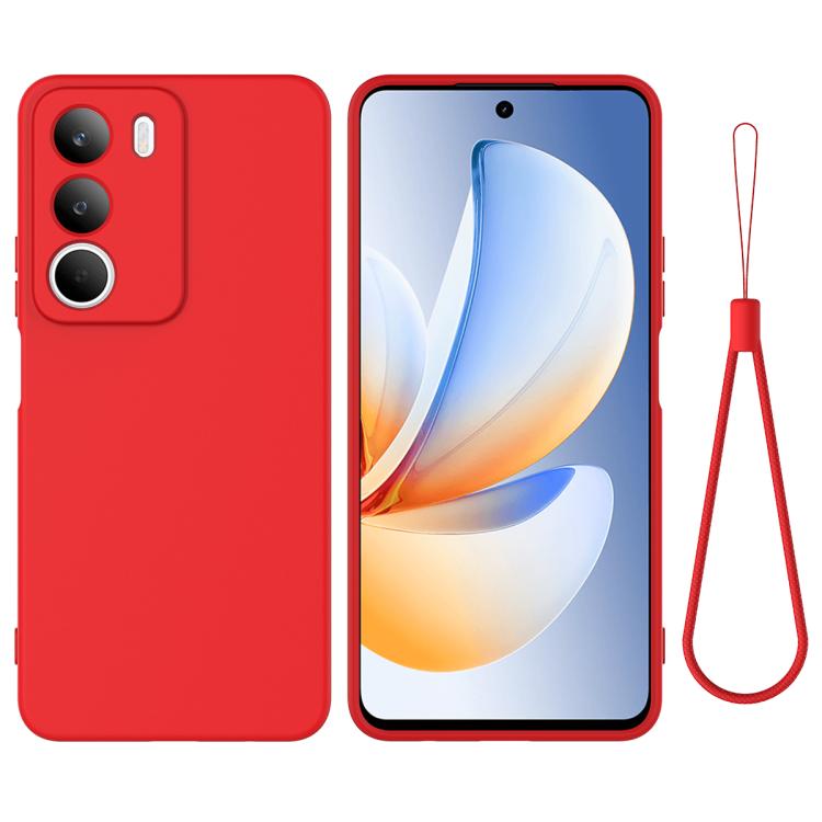 Solid Color Liquid Silicone Dropproof Full Coverage Phone Case