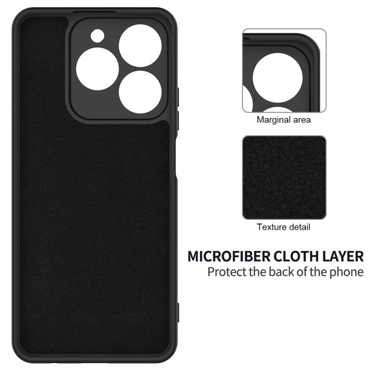 Solid Color Liquid Silicone Dropproof Full Coverage Phone Case