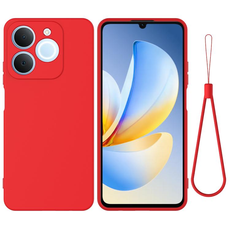 Solid Color Liquid Silicone Dropproof Full Coverage Phone Case