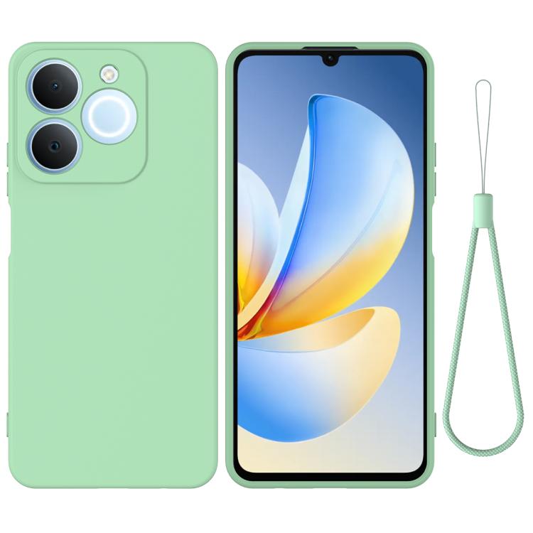 Solid Color Liquid Silicone Dropproof Full Coverage Phone Case
