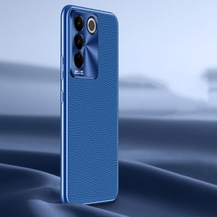 Litchi Texture Genuine Leather Phone Case, For vivo S16 / S16 Pro, For vivo S17 Pro, For vivo S17, For vivo X90 Pro, For vivo X90, For vivo X90 Pro+