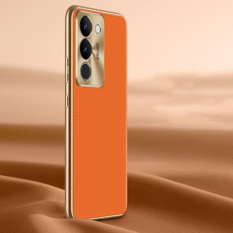 Litchi Texture Genuine Leather Phone Case, For vivo S16 / S16 Pro, For vivo S17 Pro, For vivo S17, For vivo X90 Pro, For vivo X90, For vivo X90 Pro+