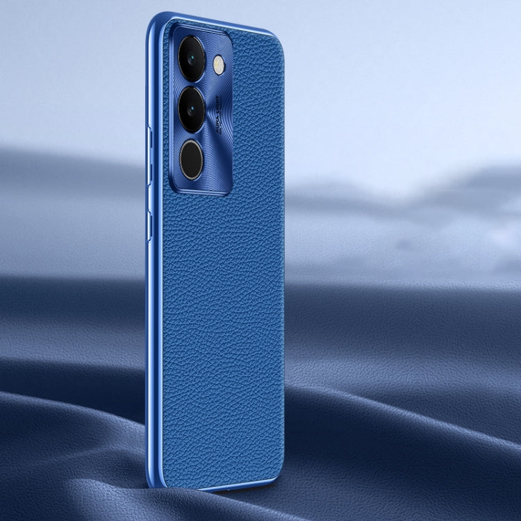 Litchi Texture Genuine Leather Phone Case, For vivo S16 / S16 Pro, For vivo S17 Pro, For vivo S17, For vivo X90 Pro, For vivo X90, For vivo X90 Pro+