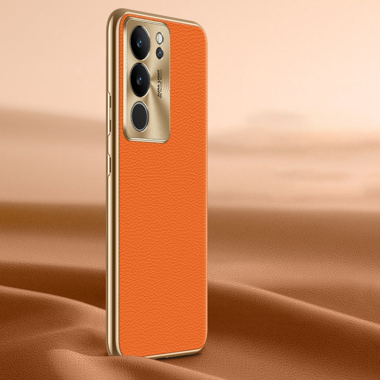 Litchi Texture Genuine Leather Phone Case, For vivo S16 / S16 Pro, For vivo S17 Pro, For vivo S17, For vivo X90 Pro, For vivo X90, For vivo X90 Pro+