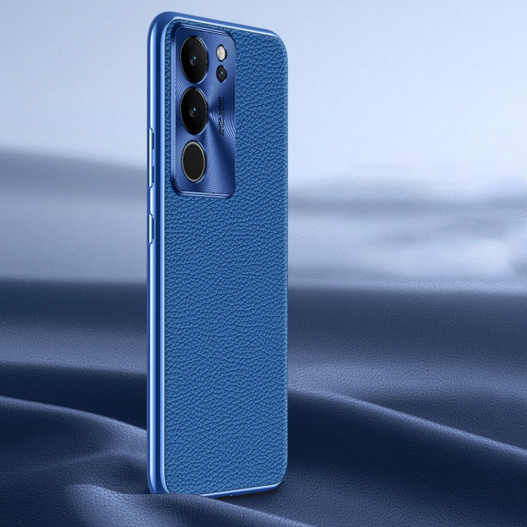 Litchi Texture Genuine Leather Phone Case, For vivo S16 / S16 Pro, For vivo S17 Pro, For vivo S17, For vivo X90 Pro, For vivo X90, For vivo X90 Pro+