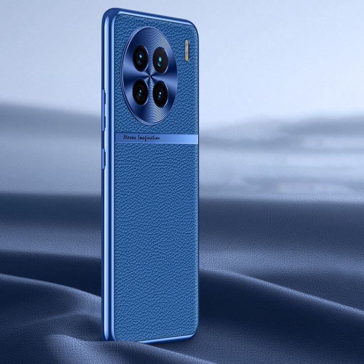 Litchi Texture Genuine Leather Phone Case, For vivo S16 / S16 Pro, For vivo S17 Pro, For vivo S17, For vivo X90 Pro, For vivo X90, For vivo X90 Pro+