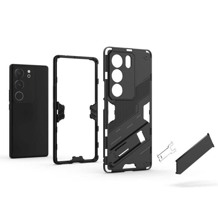 Punk Armor 2 in 1 PC + TPU Phone Case with Holder, For vivo S17 / S17 Pro, For vivo S17e, For vivo iQOO Neo8