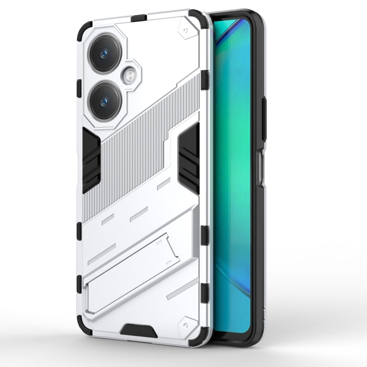 Punk Armor 2 in 1 PC + TPU Phone Case with Holder, For vivo Y78 Global, For vivo Y27 4G Global
