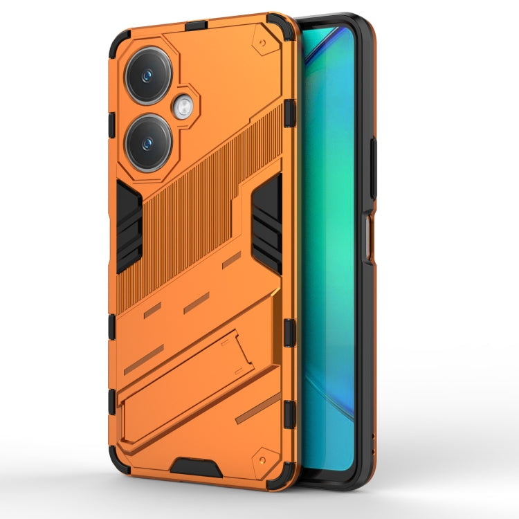Punk Armor 2 in 1 PC + TPU Phone Case with Holder, For vivo Y78 Global, For vivo Y27 4G Global
