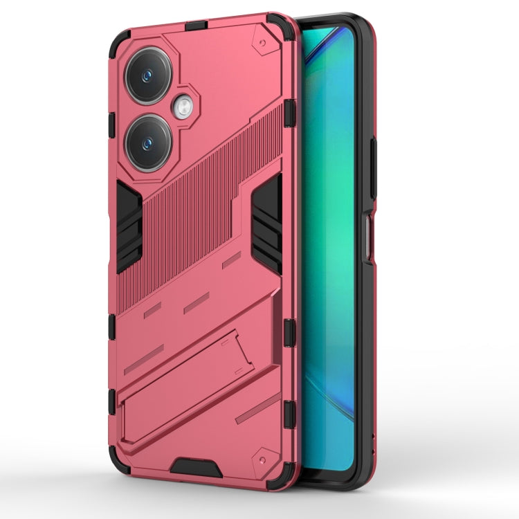 Punk Armor 2 in 1 PC + TPU Phone Case with Holder, For vivo Y78 Global, For vivo Y27 4G Global