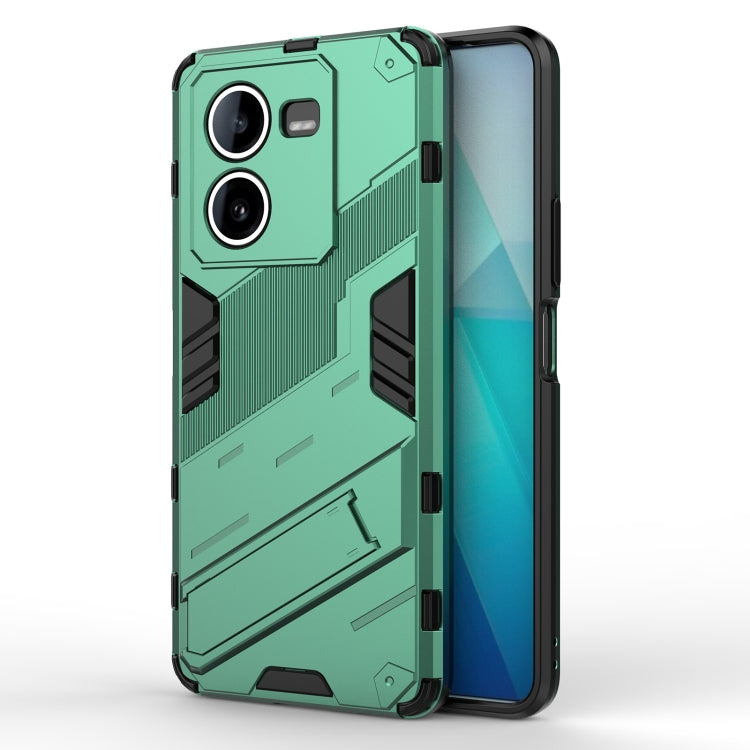 Punk Armor 2 in 1 PC + TPU Phone Case with Holder, For vivo Y200 5G Global, For vivo iQOO Z8, For vivo V29e