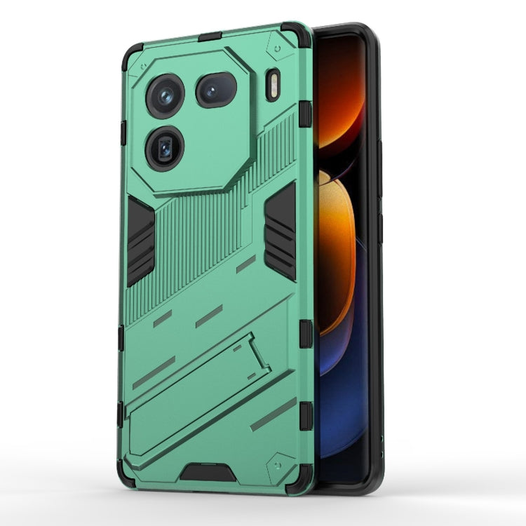 Punk Armor 2 in 1 PC + TPU Phone Case with Holder, For vivo S18 5G, For vivo iQOO 12 Pro 5G, For vivo iQOO 12 5G