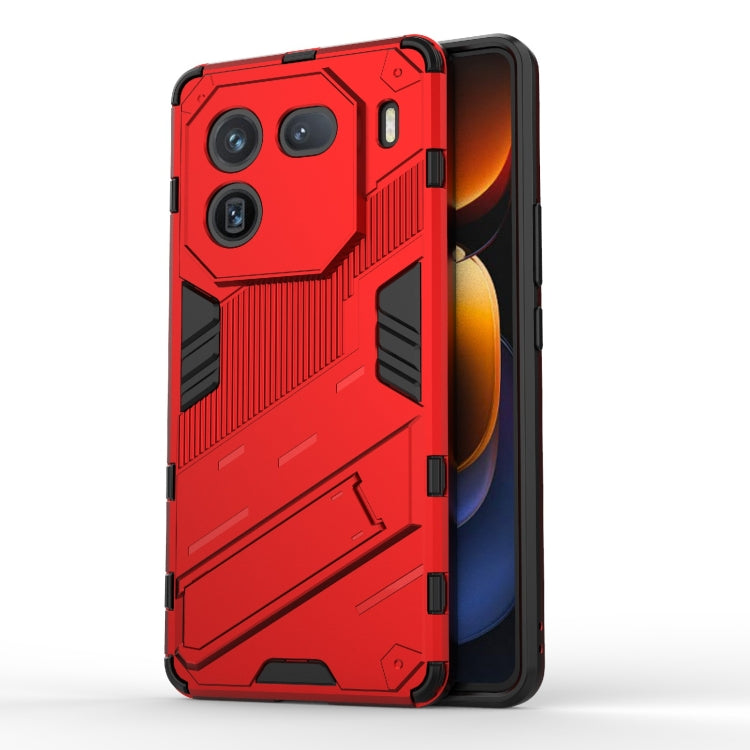 Punk Armor 2 in 1 PC + TPU Phone Case with Holder, For vivo S18 5G, For vivo iQOO 12 Pro 5G, For vivo iQOO 12 5G