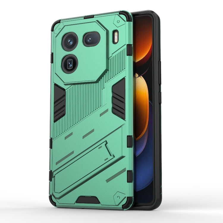 Punk Armor 2 in 1 PC + TPU Phone Case with Holder, For vivo S18 5G, For vivo iQOO 12 Pro 5G, For vivo iQOO 12 5G