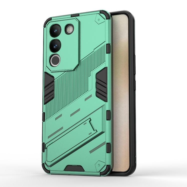 Punk Armor 2 in 1 PC + TPU Phone Case with Holder, For vivo Y200 5G Global, For vivo iQOO Z8, For vivo V29e