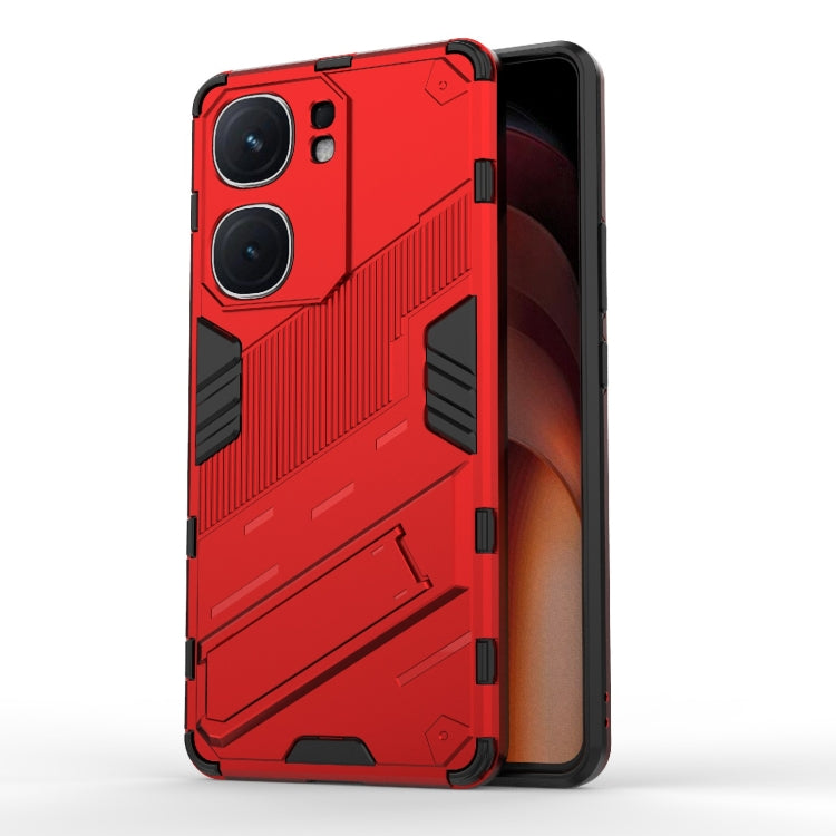 Punk Armor 2 in 1 PC + TPU Phone Case with Holder, For vivo iQOO Z9 Turbo 5G, For vivo iQOO Neo9 5G, For vivo S18E 5G