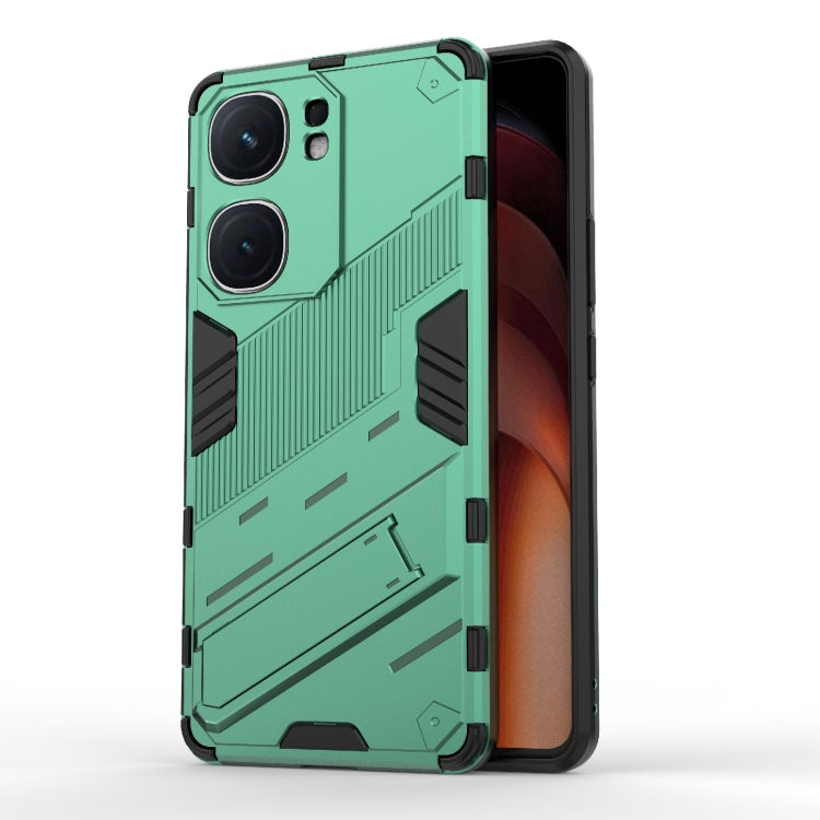 Punk Armor 2 in 1 PC + TPU Phone Case with Holder, For vivo iQOO Z9 Turbo 5G, For vivo iQOO Neo9 5G, For vivo S18E 5G