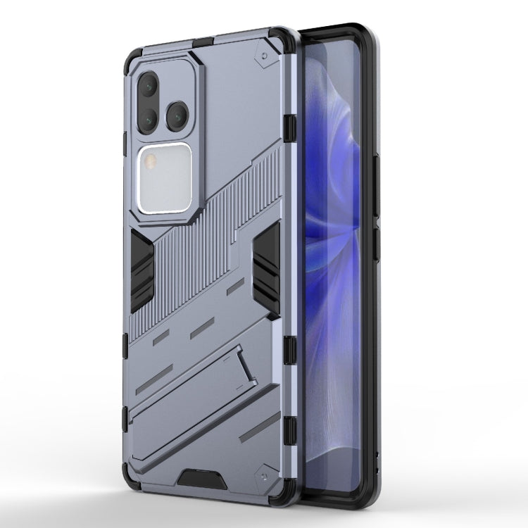 Punk Armor 2 in 1 PC + TPU Phone Case with Holder, For vivo S18 5G, For vivo iQOO 12 Pro 5G, For vivo iQOO 12 5G
