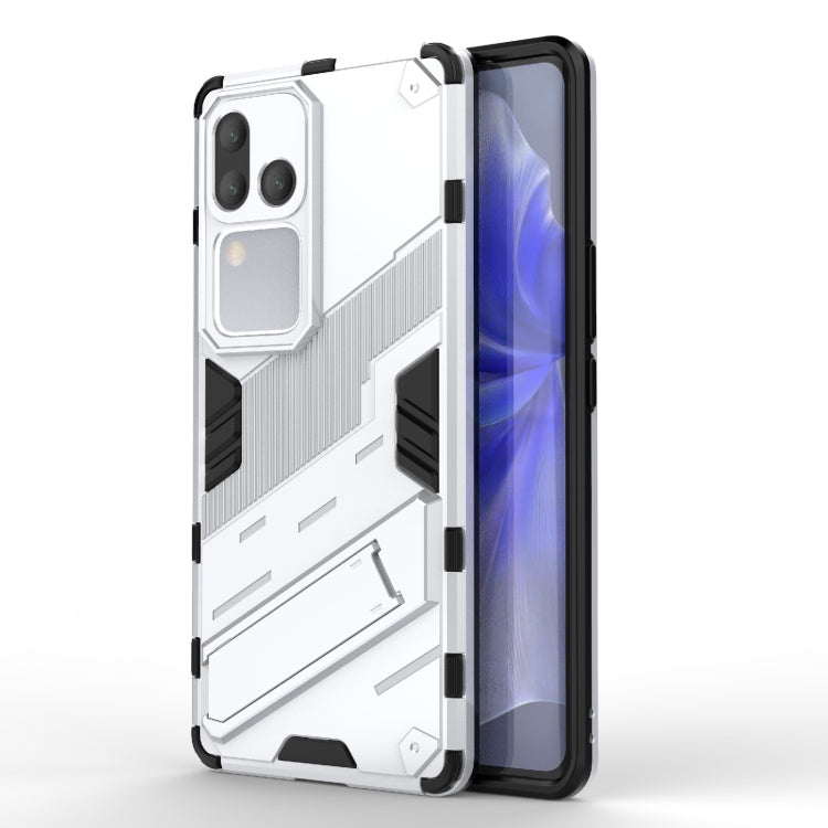 Punk Armor 2 in 1 PC + TPU Phone Case with Holder, For vivo S18 5G, For vivo iQOO 12 Pro 5G, For vivo iQOO 12 5G