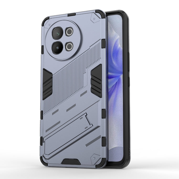 Punk Armor 2 in 1 PC + TPU Phone Case with Holder, For vivo iQOO Z9 Turbo 5G, For vivo iQOO Neo9 5G, For vivo S18E 5G