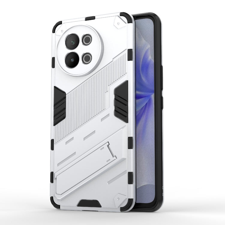 Punk Armor 2 in 1 PC + TPU Phone Case with Holder, For vivo iQOO Z9 Turbo 5G, For vivo iQOO Neo9 5G, For vivo S18E 5G