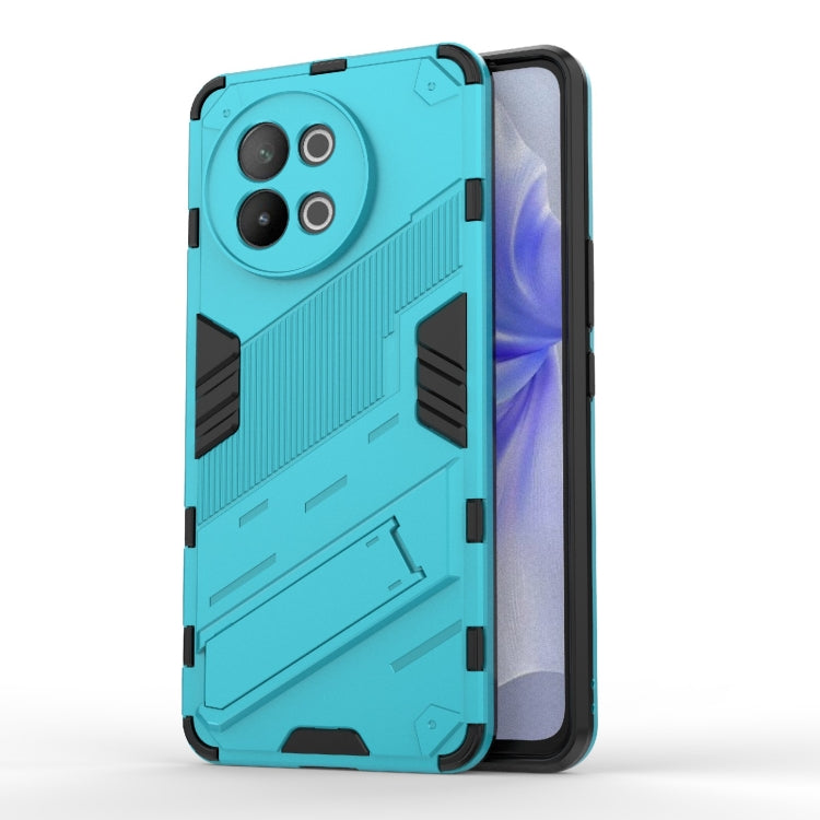 Punk Armor 2 in 1 PC + TPU Phone Case with Holder, For vivo iQOO Z9 Turbo 5G, For vivo iQOO Neo9 5G, For vivo S18E 5G