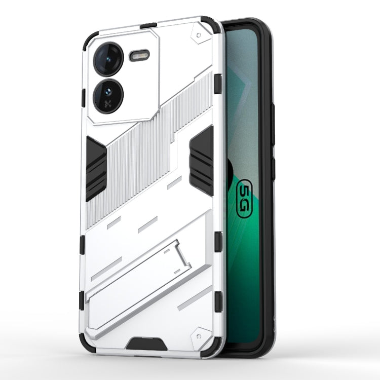 Punk Armor 2 in 1 PC + TPU Phone Case with Holder, For vivo V30e 5G Global, For vivo iQOO Z9X 5G, For vivo iQOO Z9 5G