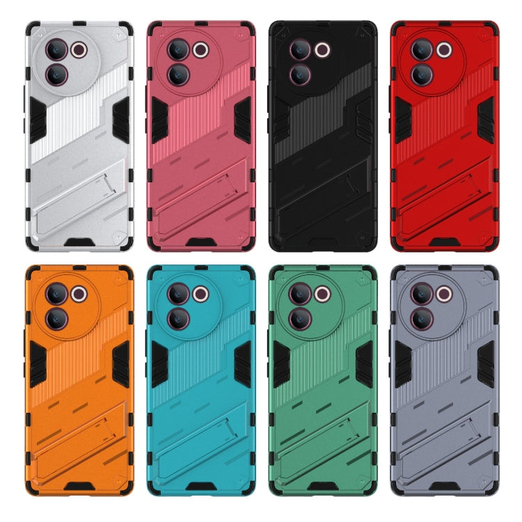 Punk Armor 2 in 1 PC + TPU Phone Case with Holder, For vivo V30e 5G Global, For vivo iQOO Z9X 5G, For vivo iQOO Z9 5G