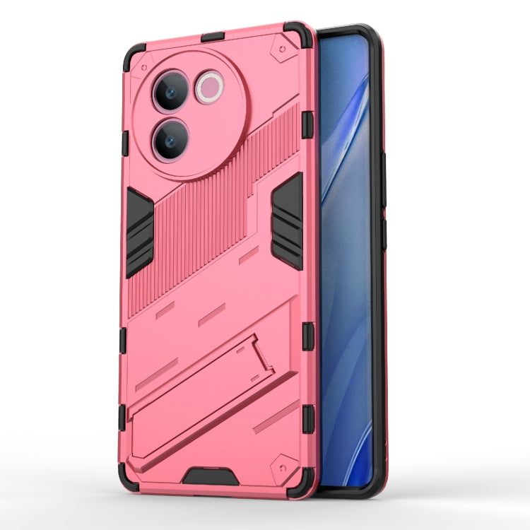Punk Armor 2 in 1 PC + TPU Phone Case with Holder, For vivo V30e 5G Global, For vivo iQOO Z9X 5G, For vivo iQOO Z9 5G