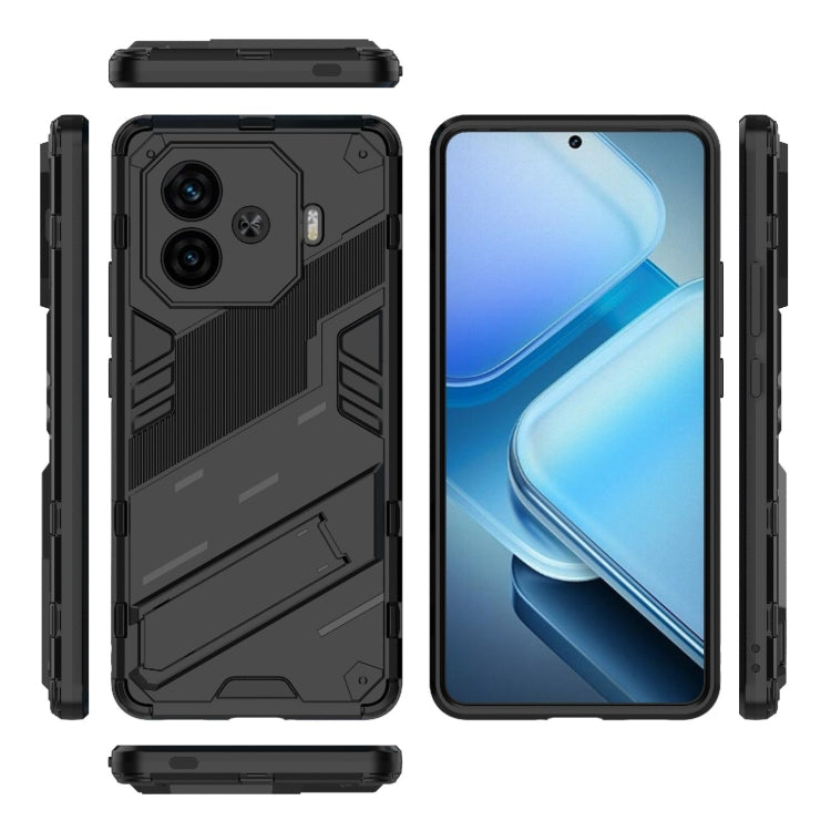 Punk Armor 2 in 1 PC + TPU Phone Case with Holder, For vivo iQOO Z9 Turbo 5G, For vivo iQOO Neo9 5G, For vivo S18E 5G