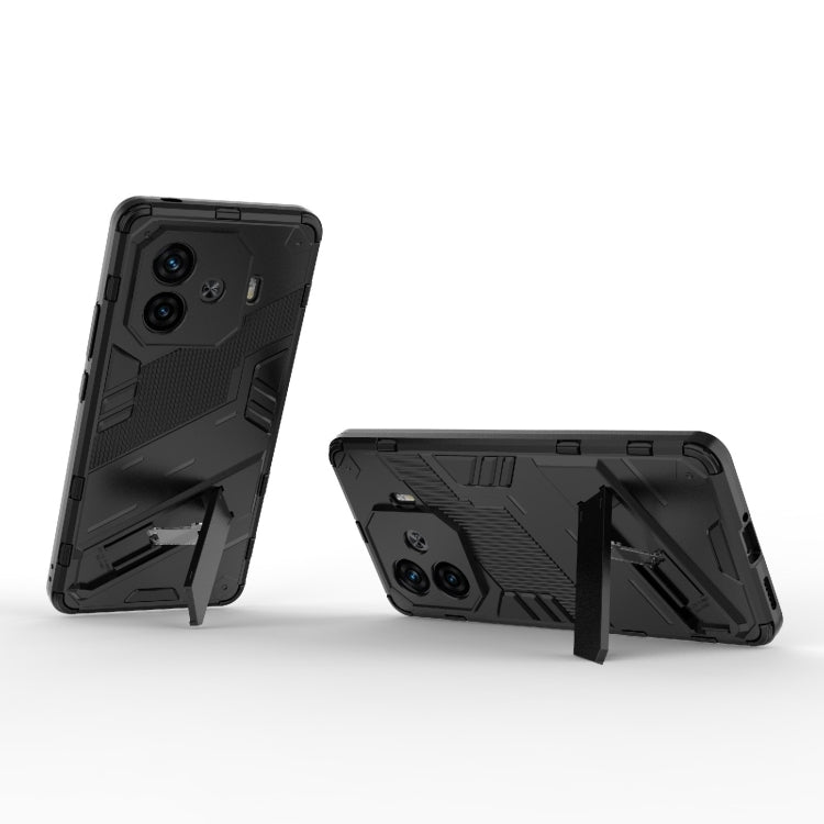 Punk Armor 2 in 1 PC + TPU Phone Case with Holder, For vivo iQOO Z9 Turbo 5G, For vivo iQOO Neo9 5G, For vivo S18E 5G