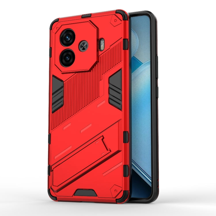 Punk Armor 2 in 1 PC + TPU Phone Case with Holder, For vivo iQOO Z9 Turbo 5G, For vivo iQOO Neo9 5G, For vivo S18E 5G