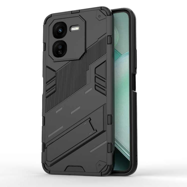 Punk Armor 2 in 1 PC + TPU Phone Case with Holder, For vivo V30e 5G Global, For vivo iQOO Z9X 5G, For vivo iQOO Z9 5G