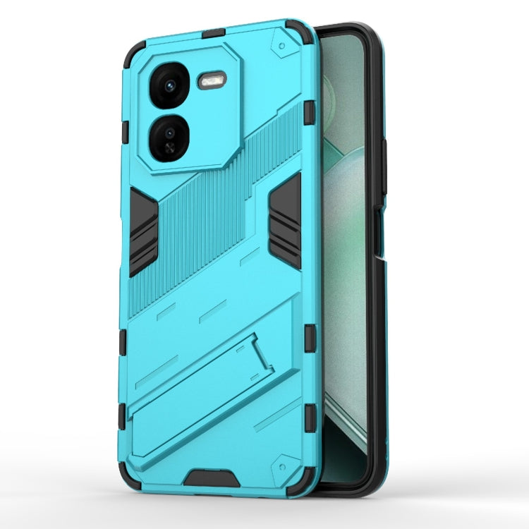 Punk Armor 2 in 1 PC + TPU Phone Case with Holder, For vivo V30e 5G Global, For vivo iQOO Z9X 5G, For vivo iQOO Z9 5G