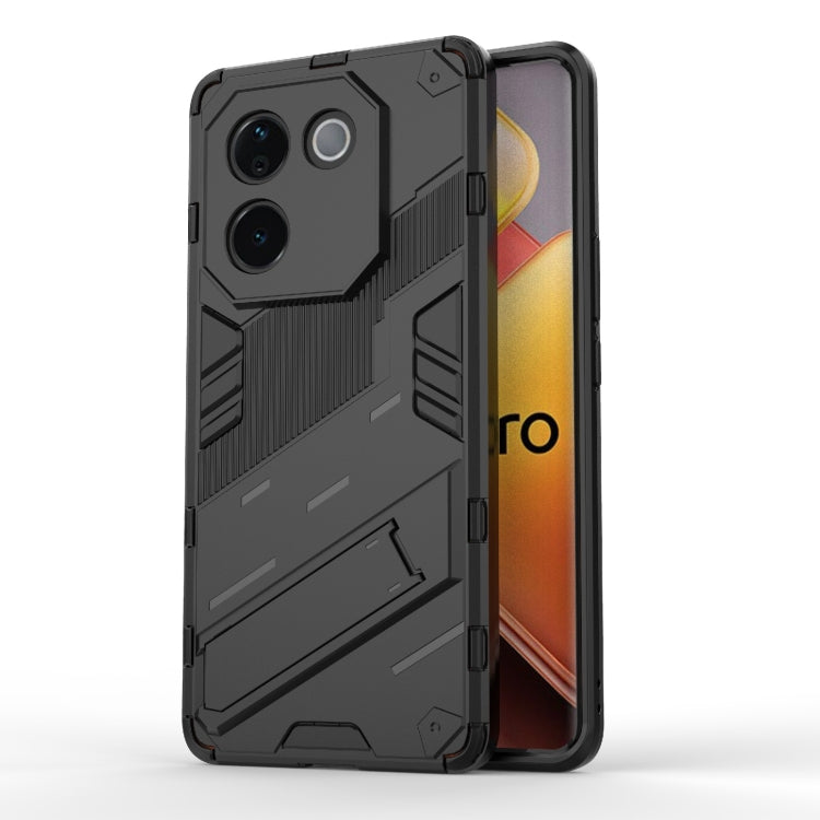 Punk Armor 2 in 1 PC + TPU Phone Case with Holder, For vivo V50 5G Global, For vivo iQOO Z9s Pro 5G India, For vivo iQOO Z9s 5G Global