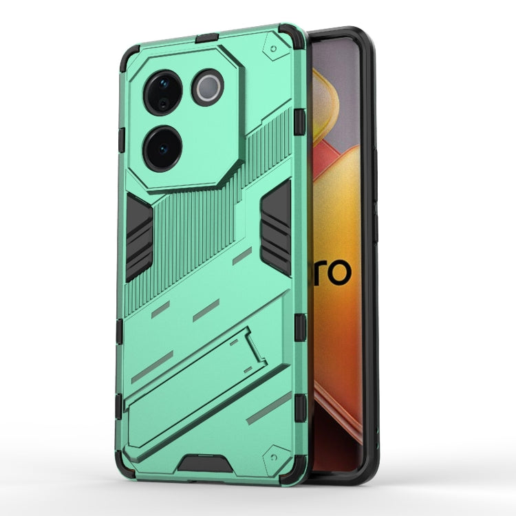 Punk Armor 2 in 1 PC + TPU Phone Case with Holder, For vivo V50 5G Global, For vivo iQOO Z9s Pro 5G India, For vivo iQOO Z9s 5G Global